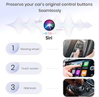 Drahtloser Carplay-Adapter für IPhone, Convent Wired to Wireless Apple Car Play-Adapter, Mini-Größe mit Verlängerung kabel Typ C.