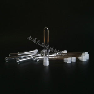 Tubos de ensayo de vidrio Tianjing de 8x40 mm con tapas para almacenamiento de muestras y envasado de cosméticos - Product Image 1