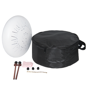 Tambour à langue en acier pour enfants, motif ours de dessin animé mignon, 12 pouces, 13 notes, gamme complète, pour l'éducation musicale précoce des enfants - Product Image 6