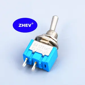 Mini Button MTS-101 M6 Toggle Switch With ON-OFF 2Pins