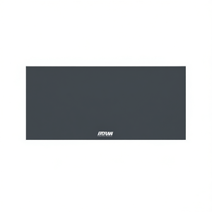 Tenda Laterale in Tessuto Retrattile Manuale Montata a Parete in Poliestere Rivestito in PVC Nero D0100HE732G - Product Image 1