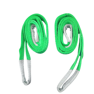 Sangles en polyester de qualité supérieure avec une couleur vert vif 2000 kg pour le levage lourd et la musculation industrielle - Product Image 2
