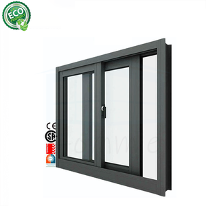 หน้าต่างบานเลื่อนอลูมิเนียมแบบไร้กรอบขนาดเล็ก 36 x 48 นิ้ว แบบสองบาน - Product Image 2