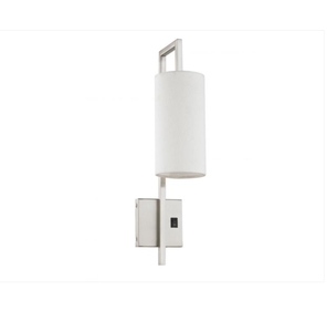 E26 E27 Black Color Hardwired Wall Lamp with square Linen Lampshade for Hotel Project <b>Bedside</b> <b>Reading</b> Lamp - Product Image 6