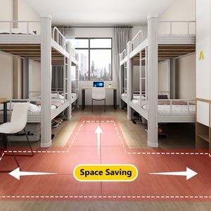 Кровать Студенческая односпальная с красным дном - Product Image 2