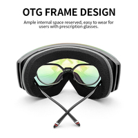Gafas de Esquí con Protección UV400 de Fábrica, Set de Gafas Deportivas para Snowboard, Antivaho, OEM, Correas OTG, Magnéticas