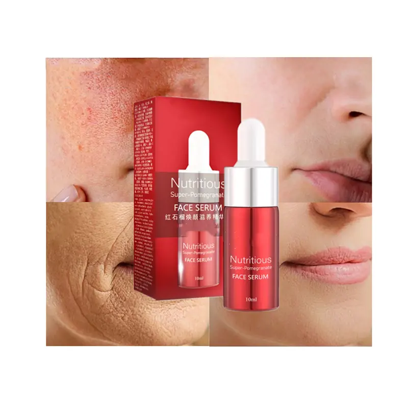 hot Skin Care Face whitening Serum Moisturizing Shrink Pore Nourish Brighten Pomegranate Nicotinamide Pigmentation Corrector