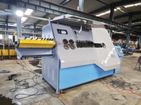 Máquina Automática CNC para Doblar Estribos de Acero de 6-12 mm, Dobladora de Aros Totalmente Automática, Enderezadora, Dobladora y Cortadora en Una Sola Máquina