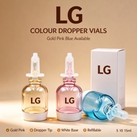 Vide 5ml 10ml 15ml En Plastique Clair Ambre Petit Doux Squeeze Acide Hyaluronique Liquide Essence Ampoule Bouteille De Beauté
