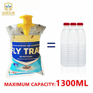 Trappola per insetti da appendere all'esterno per api, mosche della frutta, vespe <span class=keywords><strong>e</strong></span> calabroni, efficace catturatore di insetti in plastica per il giardino - Product Image 5