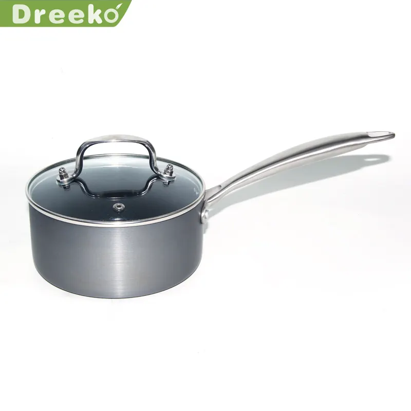Nonstick Sauce Pan Professional Milk Pan Cookware Soup Pot for Induction and Oven Non Stick Milk Pot Dishwasher Safe Cookware