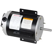 Moteur asynchrone monophasé fiable 120V 3/4HP à efficacité IE2, à montage sur pied, 60Hz pour équipements CVC et souffleurs
