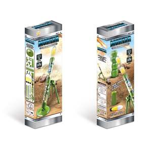 Mini Lanzacohetes Electrónico <span class=keywords><strong>de</strong></span> Juguete, Morteros <span class=keywords><strong>de</strong></span> Camuflaje con Cartuchos, Juego <span class=keywords><strong>de</strong></span> Simulación <span class=keywords><strong>de</strong></span> Disparos para Niños - Product Image 1