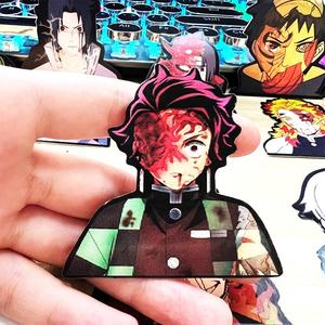 Nuevas pegatinas holográficas 3D <span class=keywords><strong>de</strong></span> dibujos animados <span class=keywords><strong>de</strong></span> anime, pegatinas impermeables para carcasas <span class=keywords><strong>de</strong></span> teléfono, portátiles, refrigeradores, decoración DIY - Product Image 6