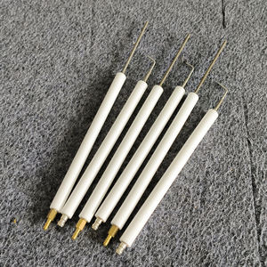 Électrode d'allumage en alumine Riello <span class=keywords><strong>Sonde</strong></span> d'<span class=keywords><strong>ionisation</strong></span> avec fils pour allumeur de flamme de brûleur - Product Image 4