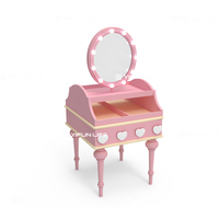 Table de maquillage double face, jeux interactifs, aire de jeux pour enfants, équipement de terrain de jeu intérieur