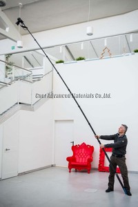 Pôle <span class=keywords><strong>télescopique</strong></span> en fibre de carbone à haute rigidité de la marque Cner pour le <span class=keywords><strong>nettoyage</strong></span> des fenêtres à l'eau, fabriqué en Chine, pôle de lavage à pression - Product Image 4