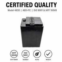 Batterie au lithium personnalisée 4830 pour vélo électrique et moto, stockage d'énergie, pack 13S6P, coque ABS PC, RoHS REACH