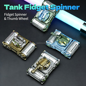 รถหุ้มเกราะเมคคาสร้างสรรค์ แปลงร่างได้ หมุนได้ บรรเทาความเครียด ของเล่นเสริมพัฒนาการ ลดความเครียด พกพาสะดวก สำหรับเด็กและผู้ใหญ่ - Product Image 2