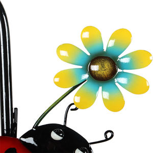 Plateau à fleurs en fer blanc, Design <span class=keywords><strong>coccinelle</strong></span>, pour mangeoire d'oiseaux - Product Image 4