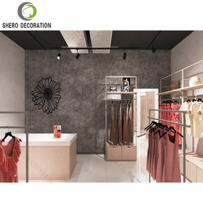 Diseño Interior de Tiendas de Ropa Elegante para Damas, Exhibidores de Ropa, Muebles para Tiendas de Ropa, Decoración Personalizada para Tiendas de Ropa - Product Image 3