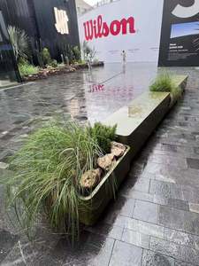 Combinazione Fioriera e Sgabello in Acciaio Inossidabile |   Fioriera Multifunzionale per Esterni con Seduta Integrata per Aree Commerciali e Panoramiche - Product Image 4