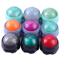 Balle de massage en résine portative de 54mm avec logo personnalisé Rouleau de thérapie cryosphérique pour salle de sport Fitness Soins corporels Main Taille Jambe Poignet Cou