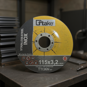 TTAKE ใบเจียร 115x3.2x22.23 สำหรับตัดและเจียรเหล็กสแตนเลส - Product Image 3