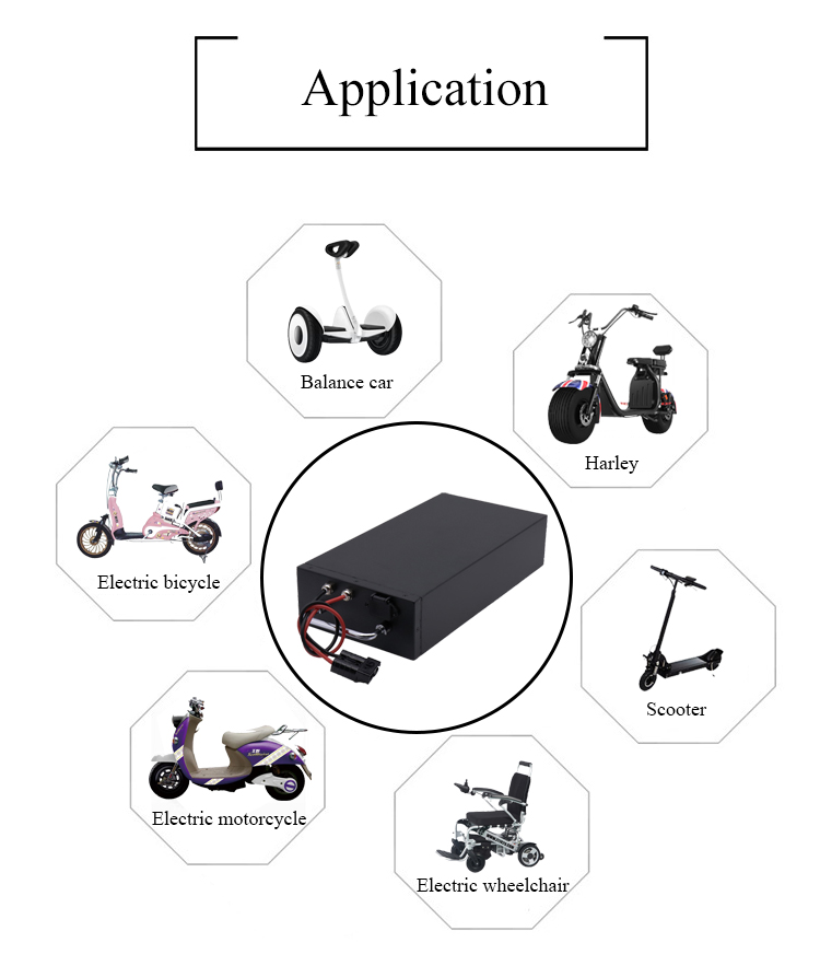 Best Quality 36v 48v 60v 72v 20a 30ah 45ah electric scooter batteries, lithium ion battery 72v 45ah for e scooter