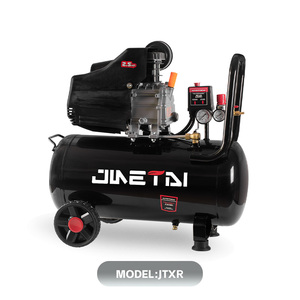 Compresseur d'air à piston portable à entraînement direct 1,5 CV 2 CV 50 L pour outils pneumatiques et peinture - Product Image 2