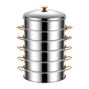 Alta qualità commerciale ristorante-specifica grande piroscafo multistrato a vapore per banchetti cottura a vapore cibo piroscafo - Product Image 2