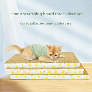Grattoir à ongles <span class=keywords><strong>pour</strong></span> <span class=keywords><strong>chat</strong></span> en carton ondulé grand format, anti-rayures, durable, protection de canapé, activité <span class=keywords><strong>pour</strong></span> <span class=keywords><strong>chat</strong></span> d'intérieur, toutes saisons - Product Image 2