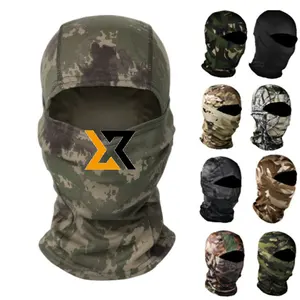 Nuovo arrivo Low Moq Print Logotwo Hole Balaclava passamontagna multicolore per moto