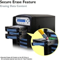 Duplicador de Discos Duros SATA HDD/SSD Independiente Vinpower, Alta Velocidad 120MB/s, 128MB de Búfer, Copia Inteligente, 1-8 Objetivos