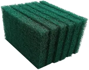 20 gramm Dicke Küchen reiniger Reinigungs wäscher Polyester grüne Schwämme Küchen reinigungs pads