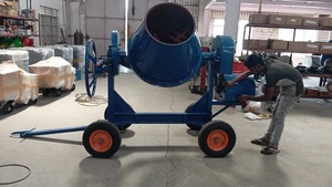 Electric Motor 7/5 CFT Concrete Mixer | Portable <b>Wheel</b> Mounted Cement Mixing Machine - Product Image 2