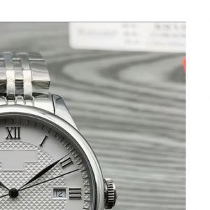 Relojes minimalistas y modernos de acero inoxidable para hombre, venta al por mayor de fábrica, con esfera redonda de cerámica de 41 mm y correa. - Product Image 3