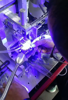 Cadre de lunettes Machine de soudage automatique au laser CNC à 4 axes Machine de soudage CNC pour montures de lunettes Montures en acier