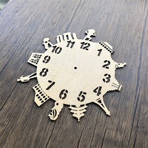 Mộc Mạc Tự Làm Phòng Khách Trang Trí Nội Thất Gỗ Đồng Hồ Treo Tường Với Khắc Cho Treo Tường-Thủ Công Bằng Gỗ Hộp Và Tường Dấu Hiệu - Product Image 4