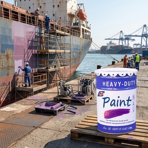 Peinture Époxy Auto-Brillante Anti-Salissure de Qualité Supérieure pour Bateaux de Pêche et Navires en Fibre de Verre, Idéale pour la Navigation Maritime - Product Image 1