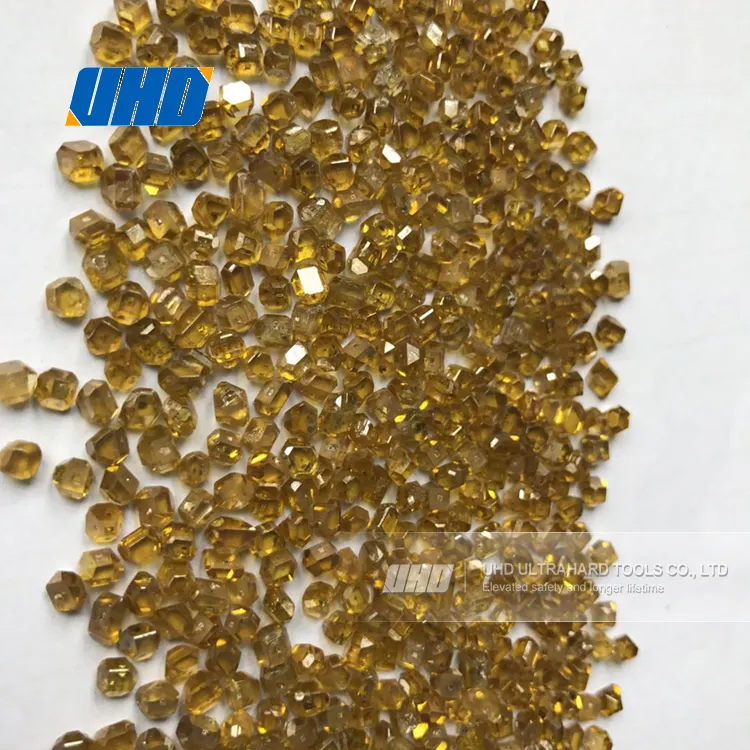 Fabricante de polvo de diamante monocristalino triturado sintético amarillo China