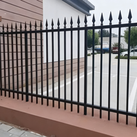 Rouleaux de clôture de jardin en acier tubulaire carré, panneaux de 7 pieds, couleurs personnalisées, cadre en métal écologique, résistant à la pourriture, anti-rongeurs, revêtement en poudre 3D