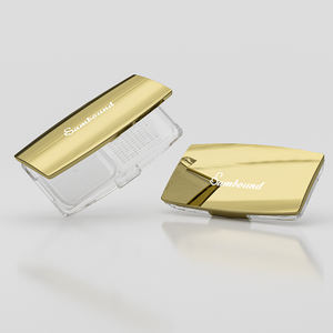 Étui à poudre compact de maquillage magnétique carré vide Unique, étui à poudre compact pressé personnalisé avec miroir - Product Image 4