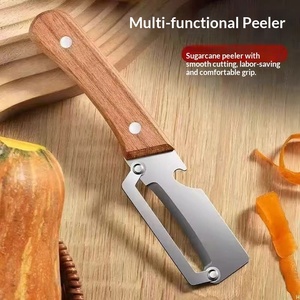 Cuchillo de Cocina Multifuncional Manual de Acero Inoxidable para Pelar Patatas, Frutas, Verduras, Espárragos y Melón de Invierno - Product Image 2