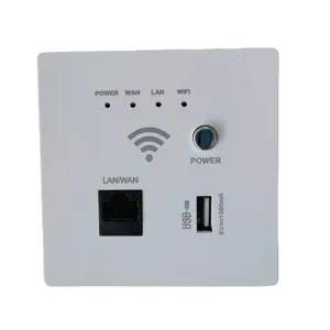 Mini router senza fili di Inwall 300M usb 3g wi-fi/incavo della parete con POE