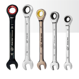 Personalización Individual Doble Abierto Extremo Llave Plana Trinquete Combinación Anillo Spanneres Flexible Llave de Trinquete - Product Image 4