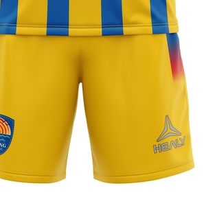 Conjunto de camiseta de fútbol de rayas personalizadas de alta calidad para hombres Camiseta de fútbol de equipo de sublimación de servicio OEM - Product Image 6