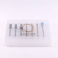 Manucure professionnelle diamant peu en gros 7 pièces lime électrique haute qualité personnalisé carbure de tungstène foret à ongles ensemble