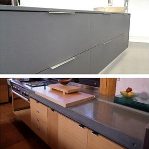 เงินและแปรงสแตนเลสอลูมิเนียมประตูตู้ดึงขอบจับ50มม. 2นิ้ว - Product Image 3