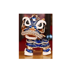 Trung Quốc truyền thống sư tử danc Keychain cho chìa khóa xe, ví, pha lê thạch Keychain phụ kiện - Product Image 4